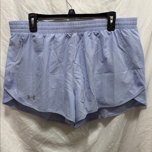 Under Armour Light Lavender Athletic Running Shorts